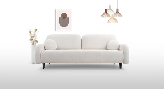 Schlafsofa mit Bettkasten CLOUD Elma 4 Begie