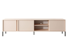 TV-Schrank dreitürig mit LED-Beleuchtung NINA