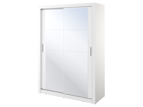 Schwebetürenschrank mit Spiegel ARTI Weiß