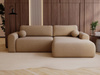 Design Ecksofa in modernem stil beige rechts AURA