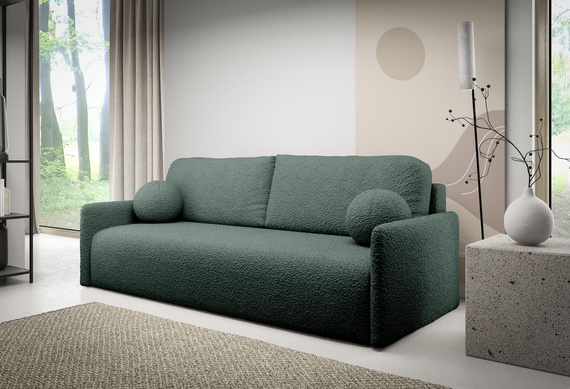 Modern schlafsofa mit Bettkasten STYLO Grün