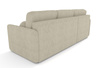 Eckcouch mit Schlaffunktion MODERNA Beige
