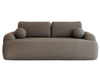 Schlafsofa Bouclé Teddy modern Graphit design TEDI