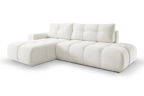 Elegant L-form Ecke links oder rechts MOSSA CREME