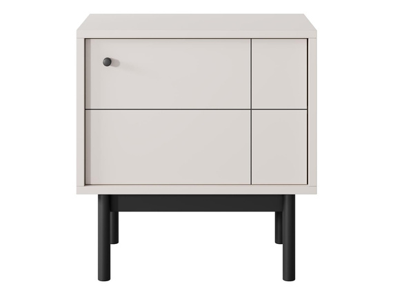 Modern Nachtschrank mit Schublade Kaschmir LONDON