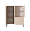 Hochkommode Kommode led NINA Beige