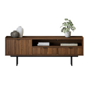 TV Schrank Braun zwei Schubladen COLGO