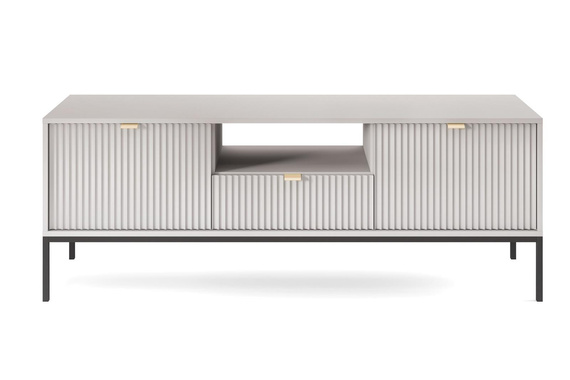 TV-Schrank mit Schublade und 2 Türen NANCY  Lowboard mit Lamellen