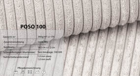 Schlafsofa mit Bettkasten kleine 188 cm breite MALAG Creme 