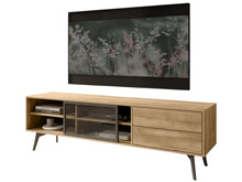 TV-Schrank mit 2 Schubladen Eiche SLOW
