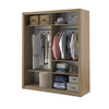 Mehrweckschrank mit Spiegel ARTI 03 Eiche Artisan