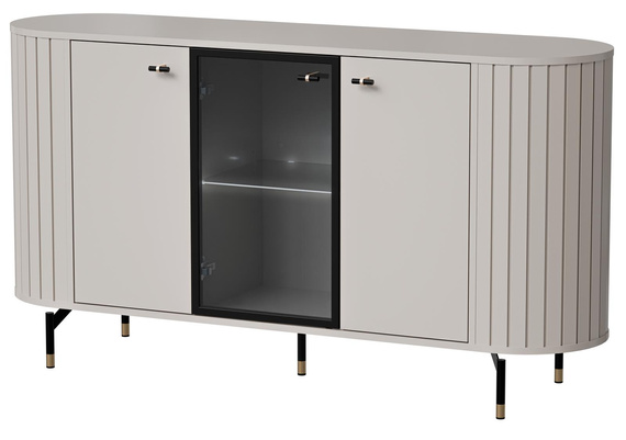 Kommode mit Lamellenoptik MODERNO Caschmir