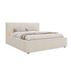 Polsterbett mit Bettkasten 180x200 Creme