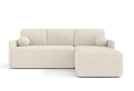 Ecksofa mit Schlaffunktion MODERNA Creme