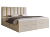 Boxbett mit topper 180x200 Hellbeige velvet BELLS