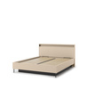 Stauraumbett mit LED-Beleuchtung FLORE Beige 160x200
