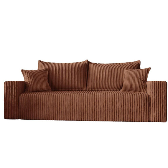 Modern cordstoff Schlafsofa orange CORDI