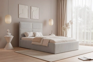 Lattenrost mit Holzrahmen \ 120 \ Grau