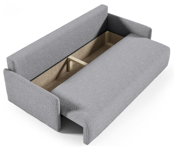 Modern schlafsofa mit Bettkasten STYLO Grau