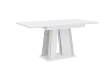 Esstisch Ausziehbar ANDZIAS 2 Weiß+Grau