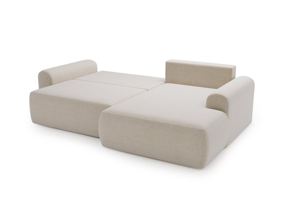 Design Ecksofa in modernem stil grau rechts AURA