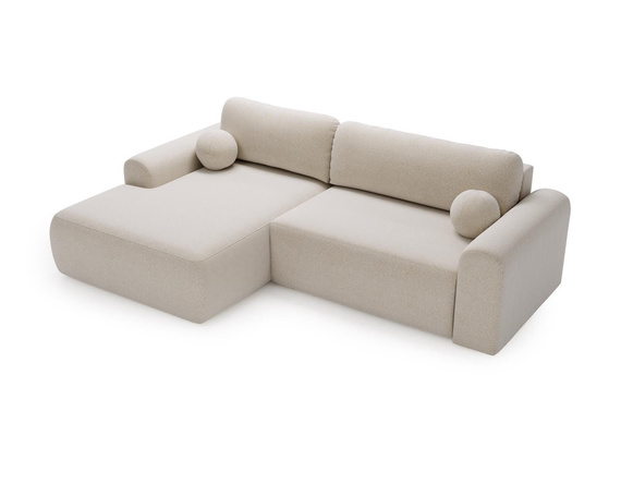 Design Ecksofa in modernem stil braun links AURA