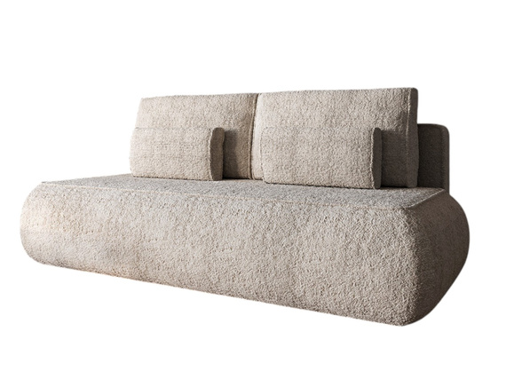 Schlafsofa ohne Armlehnen BELLS Dunkel Beige