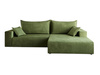 Modernes Ecksofa Olivgrün 240 cm breit mit Schlaffunktion ARNO 