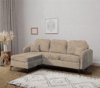 Ecksofa mit Schlaffunktion BELLA Beige