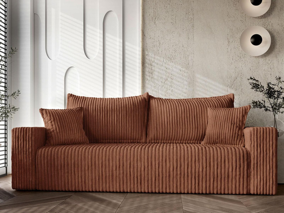 Modern cordstoff Schlafsofa orange CORDI