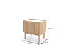 Nachtisch mit Schublade Scandi POP Eiche riviera