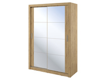 Schwebetürenschrank mit Spiegel ARTI Eiche Artisan