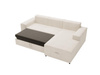 Ecksofa L-form SANTO Rosa Velvet