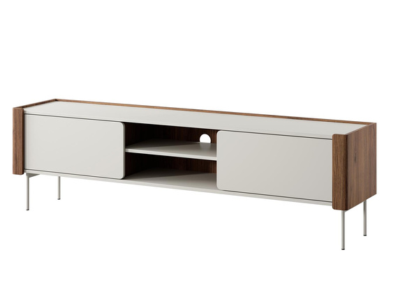 TV-Schrank mit 2 Türen Kaschmir/Nussbaum SUZ