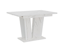 Esstisch Ausziehbar ANDZIAS Weiß Marble