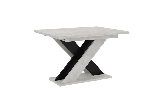 Esstische Modern AMI Beton+Schwarz