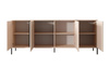 Kommode mit 4 Türen led NINA Beige