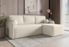 Ecksofa mit Schlaffunktion MODERNA Creme