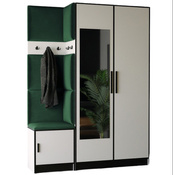 Garderoben-Set MALTI Weiß + Grün