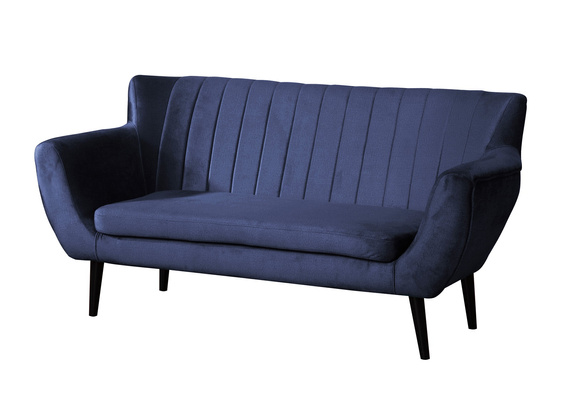 Sofa mit hohen Beinen TULIO BLAU