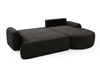 Ecksofa boucle L-Form OLIO Anthrazit