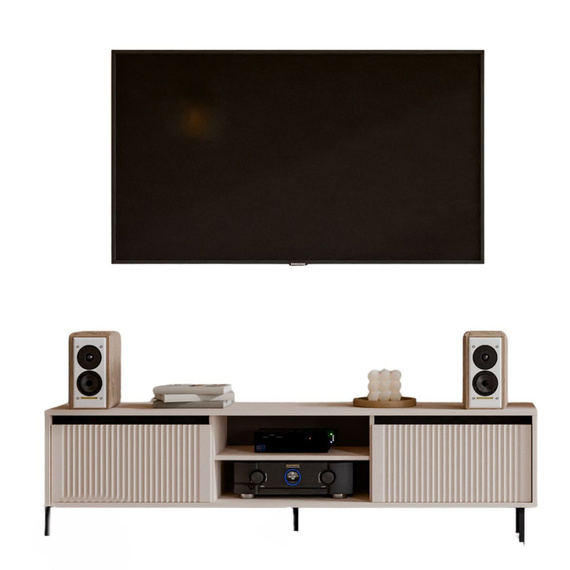 Eleganter TV-Schrank auf Füßen CIAO beige