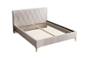 Polsterbett ohne Bettkasten HILT Beige