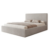Design-Polsterbett mit Cordstoff ASTA 200x200 Grau