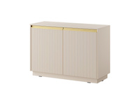 Kommode mit Rillenstruktur GLAM Beige