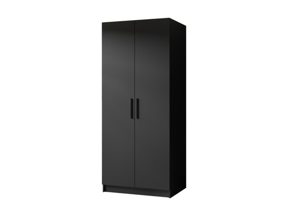 Geräumige Garderobe für Büro POLA Schwarz