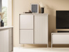 Moderne Kommode mit Lamellen JULO Beige