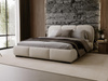 Modernes Stauraumbett Design 140x200 Hellbeige