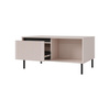 Eleganter Sofatisch mit schublade 100x60x65 beige CIAO
