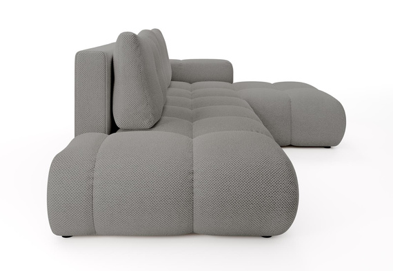 Modern L-form Ecke links oder rechts MOSSA GRAU
